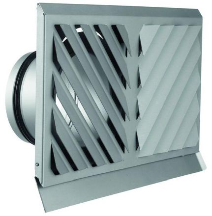 Glen Dimplex 372420 AWGD 125 ST stainless steel external wall double grille