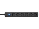 Kopp 232905018 UNOversal 6-way anthracite 3m power strip