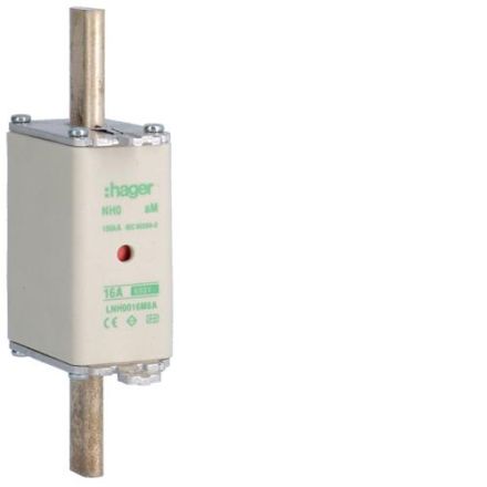 Hager LNH0016M6A NH fuse link NH0 aM 690V 16A K-detector