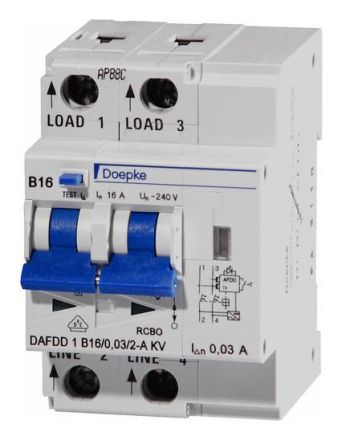 Doepke DAFDD1B40/0,03/2-A fire protection switch, 09961702