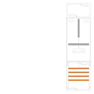 Siemens 8GS2015-2 quick assembly kit 1 counter