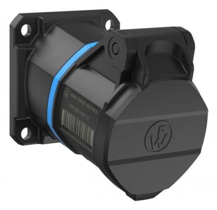 Walther FW512306CC NEO 16A 3P 6h IP54 angled cage clamp spring CEE panel box
