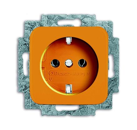 Busch-Jaeger 20 EUC-14-212 SCHUKO® socket insert orange RAL 2004