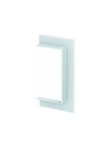 OBO Bettermann G-KWAO90170RW 238x25x124 pure white wall end panel open, 6274930