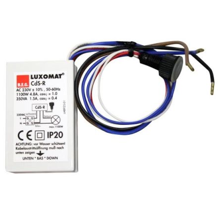 BEG 92365 1-500lux, 1000W, 10A twilight switch