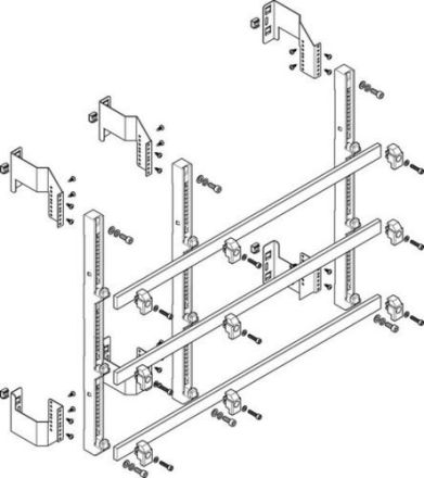 ABN flat 185mm with CU 30x10mm 3-pole 150mm busbar module (MFSC35963)