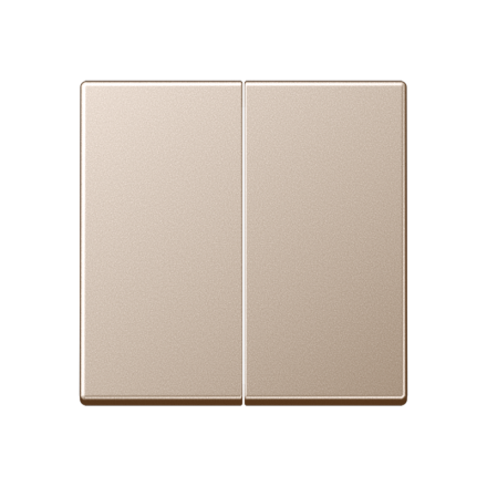 Jung A1702CH LB-Management button 2-way, Duroplast painted, Series A, champagne