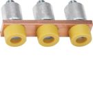 Hager KWJ35B3 insulated connector 3-way for KXA35 L/N