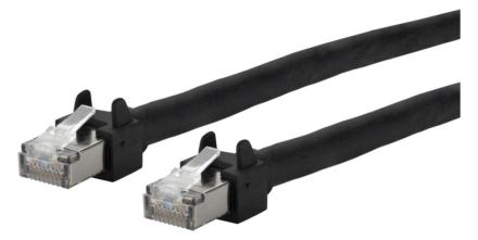 METZ CONNECT 13084F1000-E 6kV Flex500 Outdoor 1.0 m black patch cable