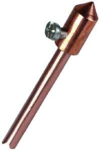 Dehn & Söhne 110017 Terminal tip 29mm for conductor 8mm Ms/gal Cu