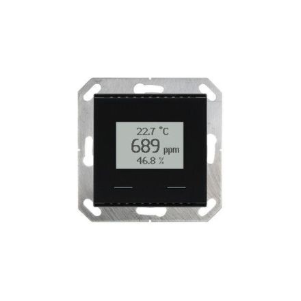 Elsner KNX VOC/TH-UP Touch deep black RAL9005 room controller