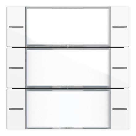 GIRA 577303 described rocker set for touch sensor 4 System 55 | 3-way | pure white glossy