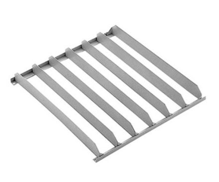 Spittler 14043294 Louvre made of white aluminium painted steel (WIN 01) . grey