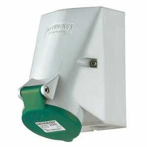 Mennekes 1759 wall socket TwinCONTACT 16A 5-pin 2h 50-500V