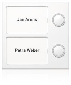 Ritto 1875270 Porter button module 2 WE, white