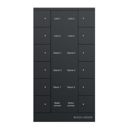 BUSCH-JAEGER SB-F-12.0.11-885 f@h-touch sensor tenton | 12-way | matt black