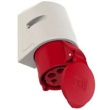 PCE 125-6 32A 5p 6h IP44 wall box
