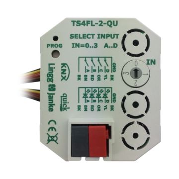 LINGG&JANKE Q77881 button interface | TS4FL-2-QU with LED - for single button assignment