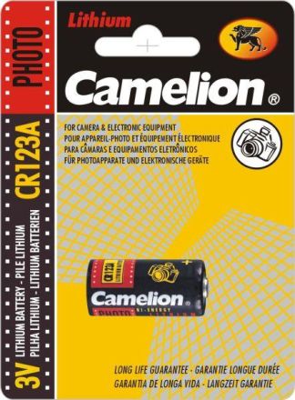 Hückmann 132320 Camelion CR123A Lithium 3V Photo Battery