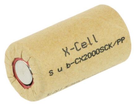 Hückmann 134195 XCell Sub-C 1.2V 2000mAh battery
