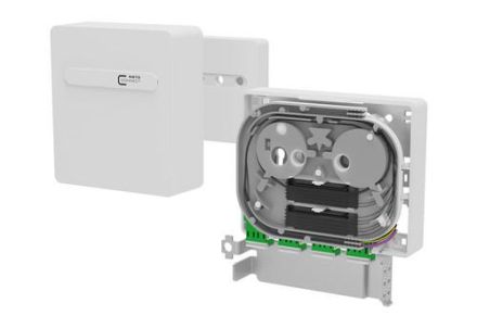METZ CONNECT 1501597G04HC OpDAT APL 4xLC-D APC OS2 8 Pigtails data connection box