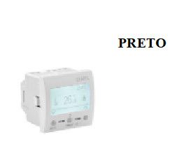 EFAPEL MULTIFUNCTIONAL THERMOSTAT- 2MOD MATTE BLACK