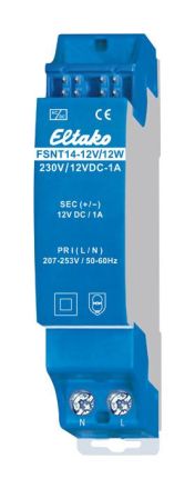 Eltako 30014062 switching power supply FSNT14-12V/12W 230V-12VDC/12W