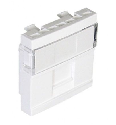 EFAPEL MODULE F/1 RJ CONNECTOR - 2 MOD WHITE