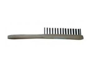 PROTEC.class 05101807 Construction site accessories Wire brush steel 4-row PDB 4