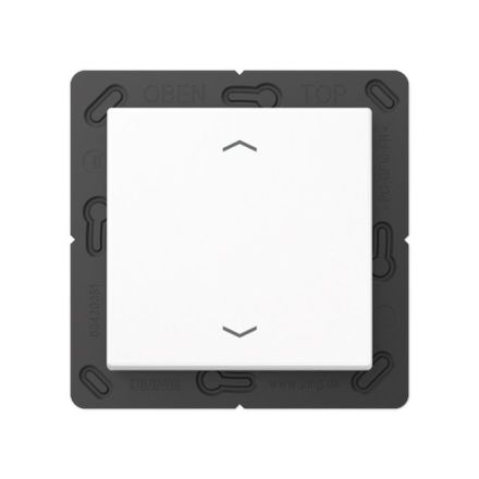 JUNG ENOA590PWW described EnOcean radio wall transmitter A | 2-way, arrows | alpine white