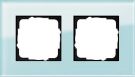 Gira 021218 2-way cover frame Gira Esprit Glass Mint