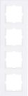 Kopp 402813008 HK07 4-way arctic white cover frame
