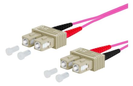 METZ CONNECT 151S1EOEO50E OpDAT SC-D/SC-D OM4 5.0m patch cable