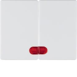 Berker 14370069 Rocker with red lens polar white, glossy Berker Arsys