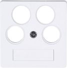 Kopp 491832003 HK07 TV/RV/2x SAT arctic white matt antenna cover