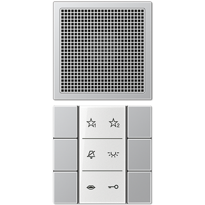 Jung SIAIAL6 audio indoor station, LS series, aluminium