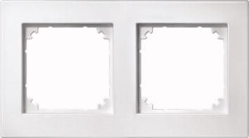 MERTEN 486219 Frame 2-way polar white M-PLAN