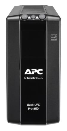 APC BR650MI Pro 650VA 6-Output AVR LCD Back UPS