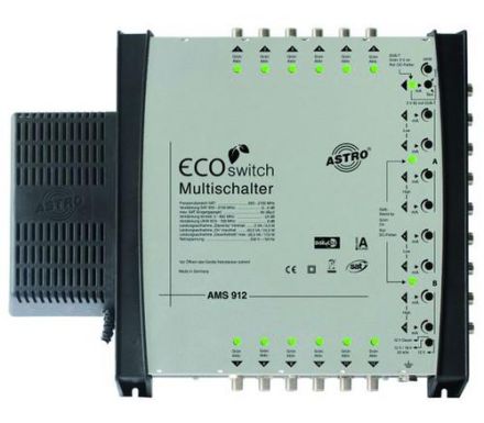 ASTRO Strobel 00360092 AMS 912 ECOswitch 12 subscriber outputs multiswitch professional