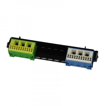 Hager FZ381 support with 2x14 PE/N terminals, QuickConnect