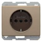 Berker 47140001 SCHUKO socket light bronze, metal Berker Arsys