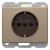 Berker 47140001 SCHUKO socket light bronze, metal Berker Arsys