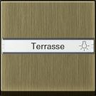 Gira 0299603 rocker labelling field System 55 Bronze