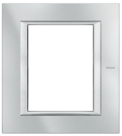 Bticino HA4826HC AXOLUTE frame 3+3-MOD GREY ALU , (grey)