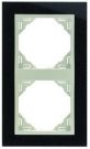 EFAPEL DOUBLE FRAME GRANITE/ALUMINIUM