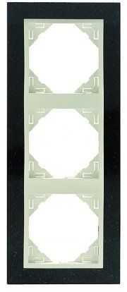 EFAPEL TRIPLE FRAME GRANITE/GRAY