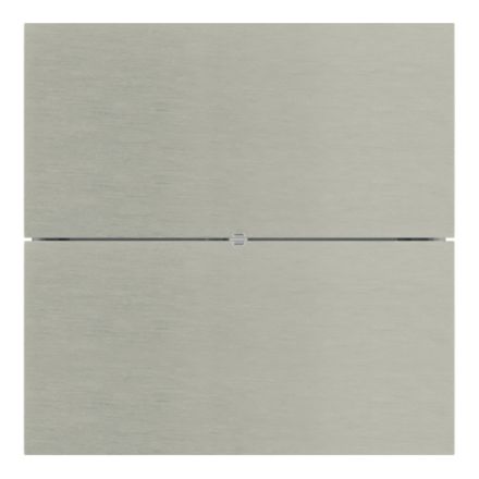 BERKER 75162093 KNX push button sensor B.IQ | 2-way, standard | brushed stainless steel