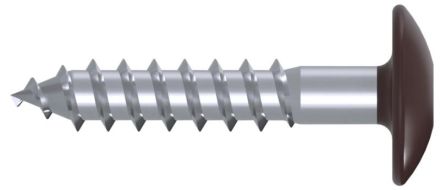 Reisser 000812V038-05505502-9 FPS facade panel screws, round head TX20, wood thread, TG, stainless steel A2, ETA, head lacquer. compare with Cedral C61 Red, 5.5 x 55, pack of 100 with bit