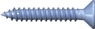 Reisser 007982S021-048038S-1 DIN 7982 self-tapping screws, Flako, form C, PZ drive, 4.8 x 38, steel, galvanized, blue pass., pack of 100