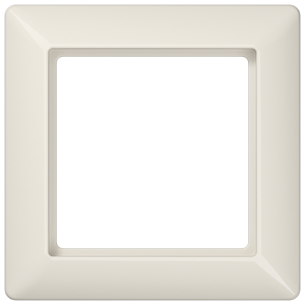 Jung AS581BF frame 1-way, vertical and horizontal mounting, thermoplastic, AS 500, white